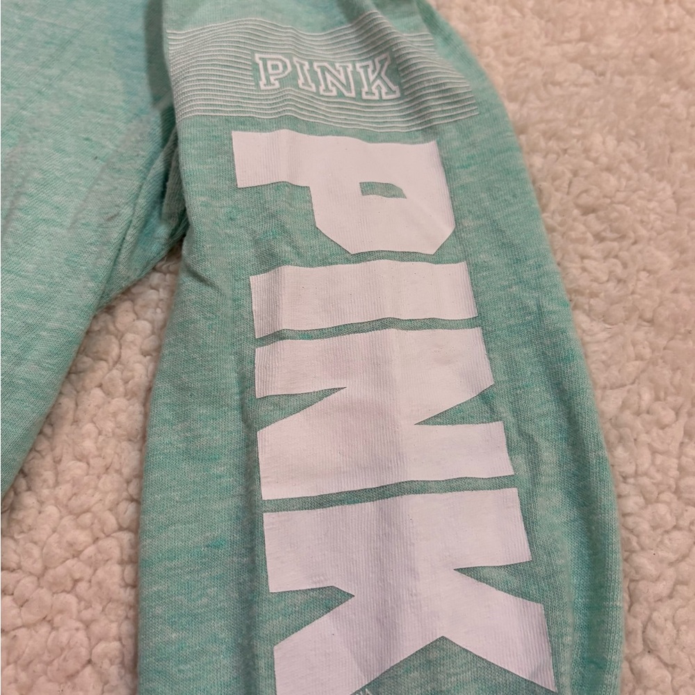 Victoria's Secret PINK Mint Hoodie - Picture 2 of 8